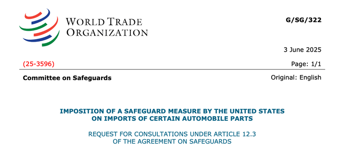皇冠皇冠信用网平台_印度政府致函世贸组织皇冠皇冠信用网平台，寻求就汽车零部件关税问题同美国磋商