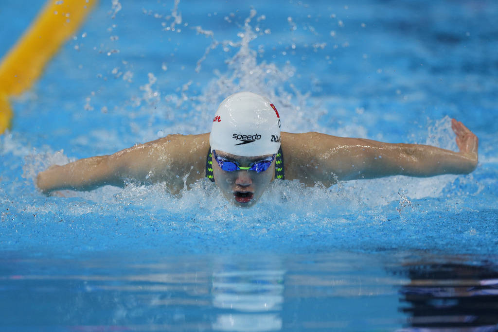 皇冠信用盘庄家_世锦赛女子100米蝶泳决赛皇冠信用盘庄家，张雨霏0.14秒之差无缘奖牌