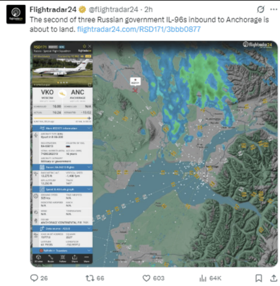皇冠信用網在哪里注册_俄专机穿过极地抵达阿拉斯加皇冠信用網在哪里注册，美俄会谈地“全副武装”：数百特工入驻，安保规则曝光